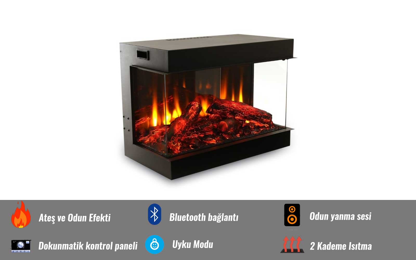 3D ELEKTRİKLİ ŞÖMİNE HAZNESİ-2